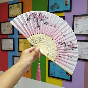 Custom Logo Color <b>Mini</b> Bamboo Plastic Personalized Wedding Wooden Hand Fan Painted Portable Large Chinese Folding - Product Image 5