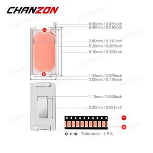 5730 <span class=keywords><strong>5630</strong></span> स्ड एलईडी लाइट उत्सर्जक डायोड चिप गर्म सफेद हरे नीले पीले रंग का नारंगी बैंगनी 0.1w 0.2w 0.5w लैंप बीड - Product Image 3