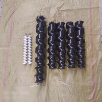 Vis d'alimentation en plastique personnalisée PA66 POM UHMWPE, vis de séparation pour poussoir de bouteille, pour machine d'emballage et convoyeur