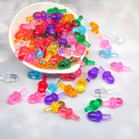 Ampoules de remplacement multicolores pour sapin de Noël en plastique, forme de gland, à picots moyens, personnalisables en usine, style mode, art champêtre, nuit