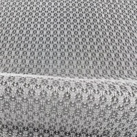 Tissu en maille de nylon blanc 32 g/m² respirant, léger (1 mm), 100 % nylon, pour robes de soirée et robes à paillettes, tissu tulle, tissu dentelle