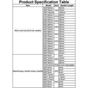 Gratis menyesuaikan jarum kanula Hypodermic ujung tumpul jarum suntik kanula untuk pengisi Dermal - Product Image 3
