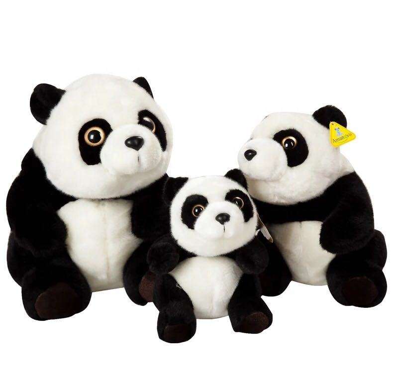 Animal Custom Plush Stuffed Pandas Bear Educational Toys for Kids Gift Giant Soft Doll Plush Panda Toy for Children