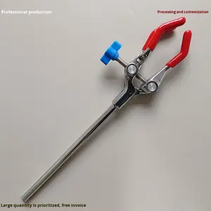 <span class=keywords><strong>Pince</strong></span> en alliage de zinc réglable unique pour grand tube à essai <span class=keywords><strong>pince</strong></span> de flacon <span class=keywords><strong>universelle</strong></span> expérimentale fournitures de laboratoire de condenseur à trois pinces - Product Image 4