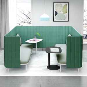 Colorful <b>Office</b> Booth <b>Sofa</b> High Back Fabric Private Space Conference Meeting <b>Office</b> Sectional Garden Hotel <b>Sofa</b> Set - Product Image 1