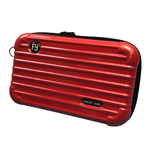 Bolsa de cosméticos multifuncional impermeable para Pc, estuche de viaje portátil cuadrado con cierre de cremallera, bolsa de aseo de Color sólido para el hogar - Product Image 5