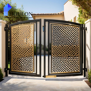 Excelente diseño Precio competitivo Puertas exteriores Puertas delanteras principales <span class=keywords><strong>de</strong></span> <span class=keywords><strong>entrada</strong></span> <span class=keywords><strong>de</strong></span> hierro forjado <span class=keywords><strong>de</strong></span> alta calidad personalizadas - Product Image 3