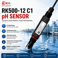 Capteur de pH en ligne avec raccords NPT3/4, sortie de câble directe, pression de fonctionnement de 0,6 MPa pour l'installation standard sur pipeline