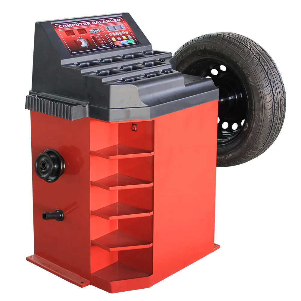 TFAUTENF TF-H518WB Economical Car Wheel Balancing Machine With Optional Hood For Wheel Balancing And Tire Repairing