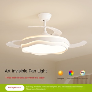 Nouveau ventilateur de plafond minimaliste alimenté par USB et gaz pour la salle à manger, la maison, la chambre à coucher et l'étude avec commande mécanique silencieuse - Product Image 4