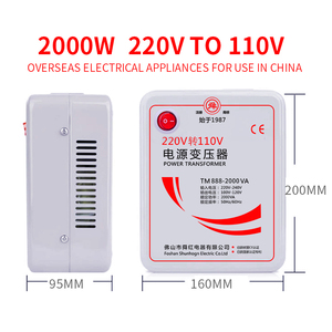Shunhong 2000W monofase convertitore toroidale 220/110/100V passo trasformatore 2000VA 2KW potenza vendita calda <span class=keywords><strong>220V</strong></span> tensione di ingresso - Product Image 3