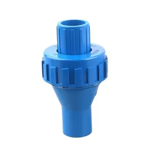 Válvula de retención de PVC de diámetro interno de 25mm, Conector sin retorno para tubería de riego de jardín, adaptador de tubo de agua de válvula unidireccional