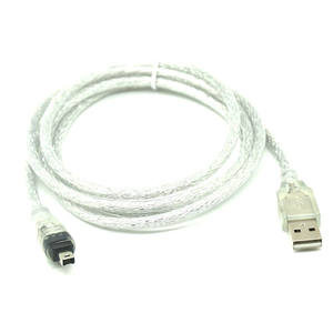 1.5m USB 2.0 IEEE-1394 adaptateur de câble Firewire 4 broches <span class=keywords><strong>ILink</strong></span> mâle câble Flexible pour caméra ordinateur prend en charge la résolution 1080p - Product Image 3