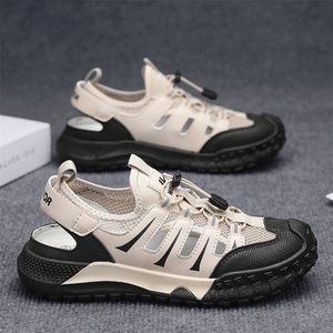 Nouvelles sandales décontractées pour hommes en maille respirante, style été - Semelle souple, sport et loisirs - Product Image 1