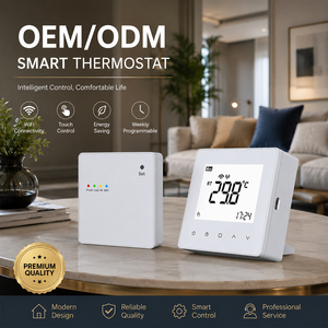 TOUPWELL <span class=keywords><strong>Thermostat</strong></span> WiFi 868Hz de Qualité Supérieure, Design Moderne, Contrôle via l'Application Smart Life, pour Chaudière à <span class=keywords><strong>Gaz</strong></span> et Chauffage au Sol d'Hôtel, 230V Sans Fil 2 - Product Image 3