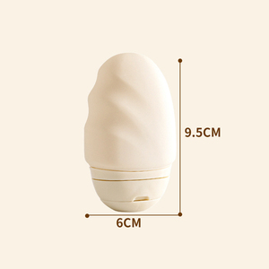 Envase Portátil de Silicona en Forma de Huevo Rosa, Verde y Blanco para Cosméticos, Champú, Gel de Ducha, Crema de Manos y Rostro, Botella Recargable Vacía para Viaje - Product Image 6