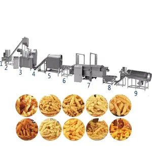 Edelstahl Mais Locken extrudierte Maiskörner Lebensmittel herstellung Cheetos Maschine