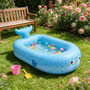 JOSEN Piscine Gonflable pour Enfants en PVC, Forme Toboggan, Écologique, Durable, Légère (5 kg), Portable pour Piscine et Utilisation Extérieure - Product Image 2