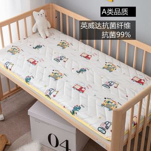 Matelas de berceau hydraulique, couverture matelassée et résistante à l'eau, bloc de berceau de maison, drap de protection en lin, matelas de bébé - Product Image 3