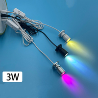 Mini projecteur LED USB haute luminosité 3W 5V pour modèles DIY, aquariums, présentoirs, artisanat, éclairage d'accentuation coloré