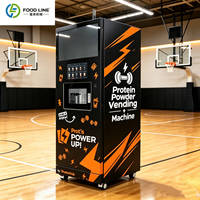 Máquina Expendedora de Proteína Inteligente para Gimnasio, Máquina Expendedora de Proteína con Pantalla Táctil
