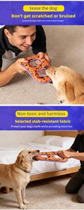 Juguete Resistente a Mordidas para Perros, en Forma de 8, de Tela Resistente, Juguete Interactivo para Masticar para Perros Medianos y Grandes - Product Image 4
