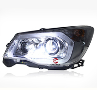 Faro Delantero para Subaru Forester 2013 2014 2015 2016 2017 2018, Faro LED DRL, Lente de Proyector Bi Xenón HID