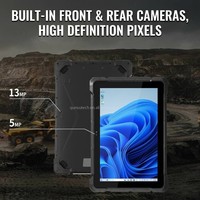 Tablet Tangguh F7G IP67 10.1" Intel N4120 8GB 128GB Win11 Pro 8000mAh Quad Core Mini PC NFC Tahan Air untuk Luar Ruangan Industri Baru