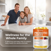 Gummies Probiotiques Marque Blanche OEM avec Prébiotiques pour la Santé Digestive et le Soutien Intestinal – Complément Alimentaire pour Femmes