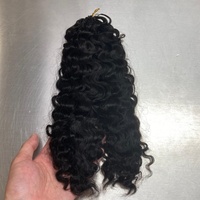 Cabello Humano Virgen Birmano Rizado SDD de Doble Trama, 100% Humano, 18 Pulgadas, 1 B, Precio de Fábrica #   Todos los Colores