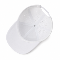 Casquette de baseball personnalisée avec logo brodé plat, 100% coton sergé blanc, visière incurvée, style Dad Hat, unisexe, sportive et décontractée, motif Fruits/Léopard Quatre