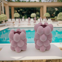 Vases de table en céramique colorés, modèle populaire, pour décoration de mariage