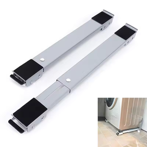 Adjustable Modern Furniture Moving <b>Roller</b> Wheels Washing Machine Stand Fridge Refrigerator Base Locking Wheel - Product Image 5