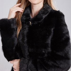 Veste longue en <span class=keywords><strong>fourrure</strong></span> de vison véritable, <span class=keywords><strong>prix</strong></span> raisonnable, mode, col montant, Style de luxe, <span class=keywords><strong>manteau</strong></span> en <span class=keywords><strong>fourrure</strong></span> de vison véritable - Product Image 6