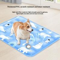 Tapis et coussin rafraîchissants pour animaux de compagnie remplis d'eau, pour l'été, pour chiens et chats, utilisation en intérieur