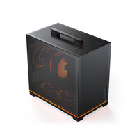 Boîtier PC GALAX Metal Master T240S SFF Mini ITX avec fenêtre latérale, poignée de transport en maille intégrale, USB C, châssis de jeu RGB, noir
