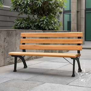 Sedia parco in acciaio per esterni intelligente utilizzata per ingresso Patio palestra e centro commerciale parco divertimenti panche per la vendita - Product Image 1