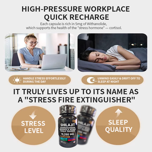 Capsule di <span class=keywords><strong>Shilajit</strong></span> Naturale e Ashwagandha, Produzione OEM/ODM - Product Image 2