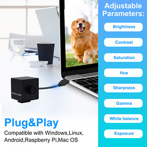 Webcam USB HD 13MP avec pilote d'objectif grand angle sans distorsion Caméra Web USB Plug & Play gratuite - Product Image 5