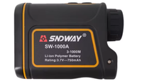 Télémètre laser numérique SNDWAY SW-1000A/B pour le golf, la chasse, multifonctionnel, portable, étanche IP54