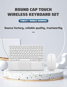 Stock Portable <b>Rechargeable</b> Slim 78 Keys Touchpad bluetooth Keyboard <b>Mouse</b> Combo - Product Image 3