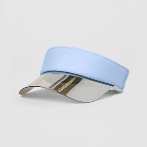 Primavera Verano protección UV visera sombrero plástico Simple algodón playa vacía Color sólido ajustable Unisex gorra de protección <span class=keywords><strong>solar</strong></span> - Product Image 1