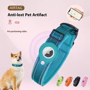 <span class=keywords><strong>Collar</strong></span> de perro localizador AIRTAG para perros medianos y grandes, estilo táctico/Occidental suave de doble tracción con aleación y Luz - Product Image 2
