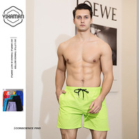 Short de bain léger en polyester à séchage rapide pour hommes Poches de plage d'été Concevez votre propre imprimé Fabriquée en nylon spandex