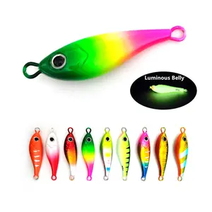 MISTER JIGGING Jigbait Lure 5g 10g 15g 20g 30g Shore Casting Metal Luminous Vertical Fishing Jig Lure