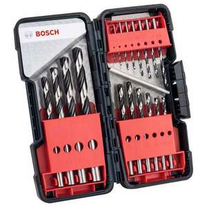 BOSCH - 2608577350 forets hélicoïdaux HSS PointTeQ ToughBox Set (18 pièces) -Ensembles de forets EAN 3165140917681 - Product Image 1