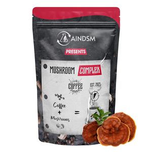 Venta de fábrica Mejora el sistema de inmunidad Chaga Mushroom Coffee Powder Vegan Ashwagandha Boost Energy Mushroom Complex Coffee Powder - Product Image 1