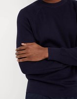 Pull ras du cou en laine premium pour homme, coupe classique, respirant, anti-boulochage, infroissable, uni, 400g, fabriqué à la machine, collection printemps