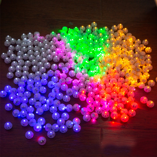 Multicolor LED Balloon Lights Round Mini Led Balloon Lights for Party Decoration
