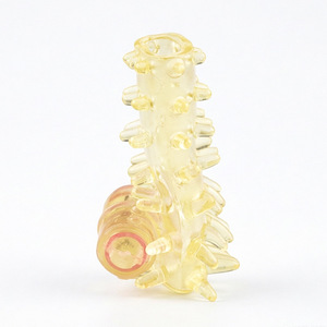Caterpillar <b>Vibrating</b> Ring Transparent Rc012 Adult Stimulation Penis Rings - Product Image 1